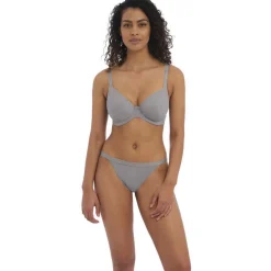Soutien-gorge plongeant armatures - Gris FREYA CHILL en nylon