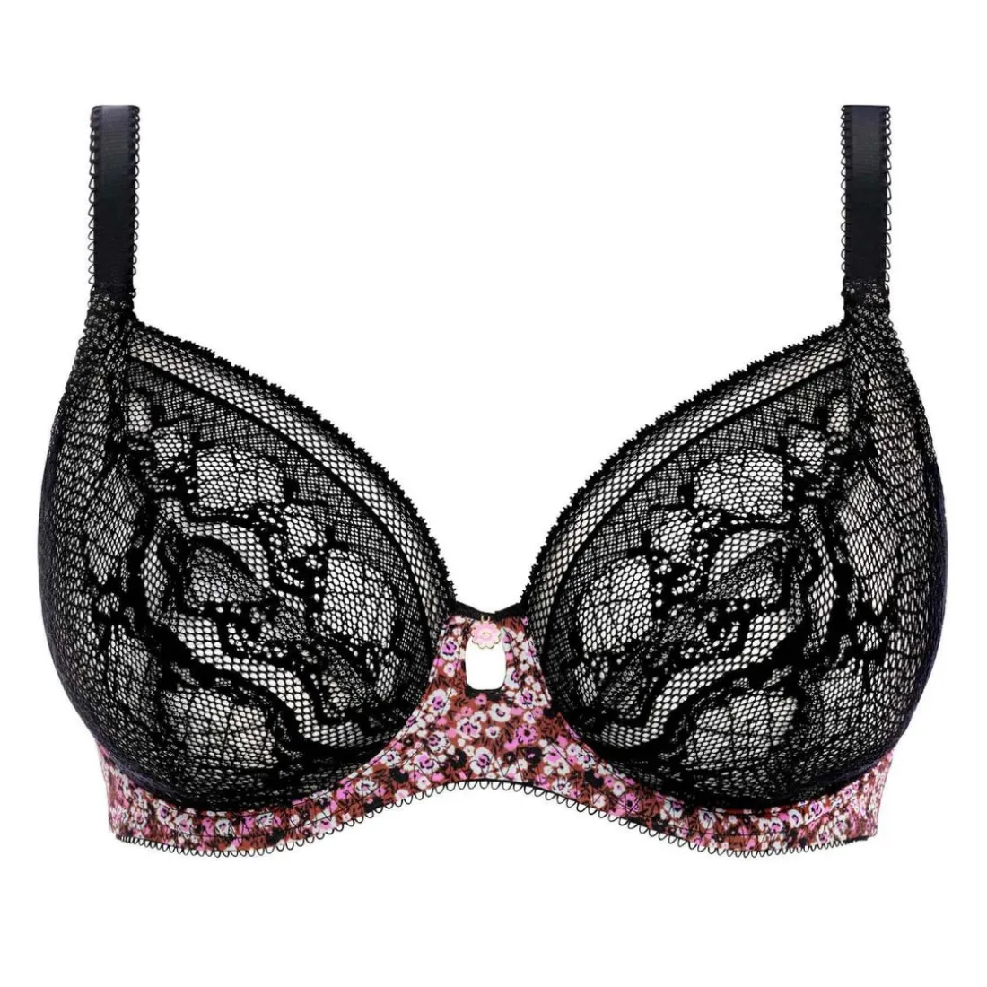 Soutien-gorge plongeant armatures - Noir INFINITY FIELDS