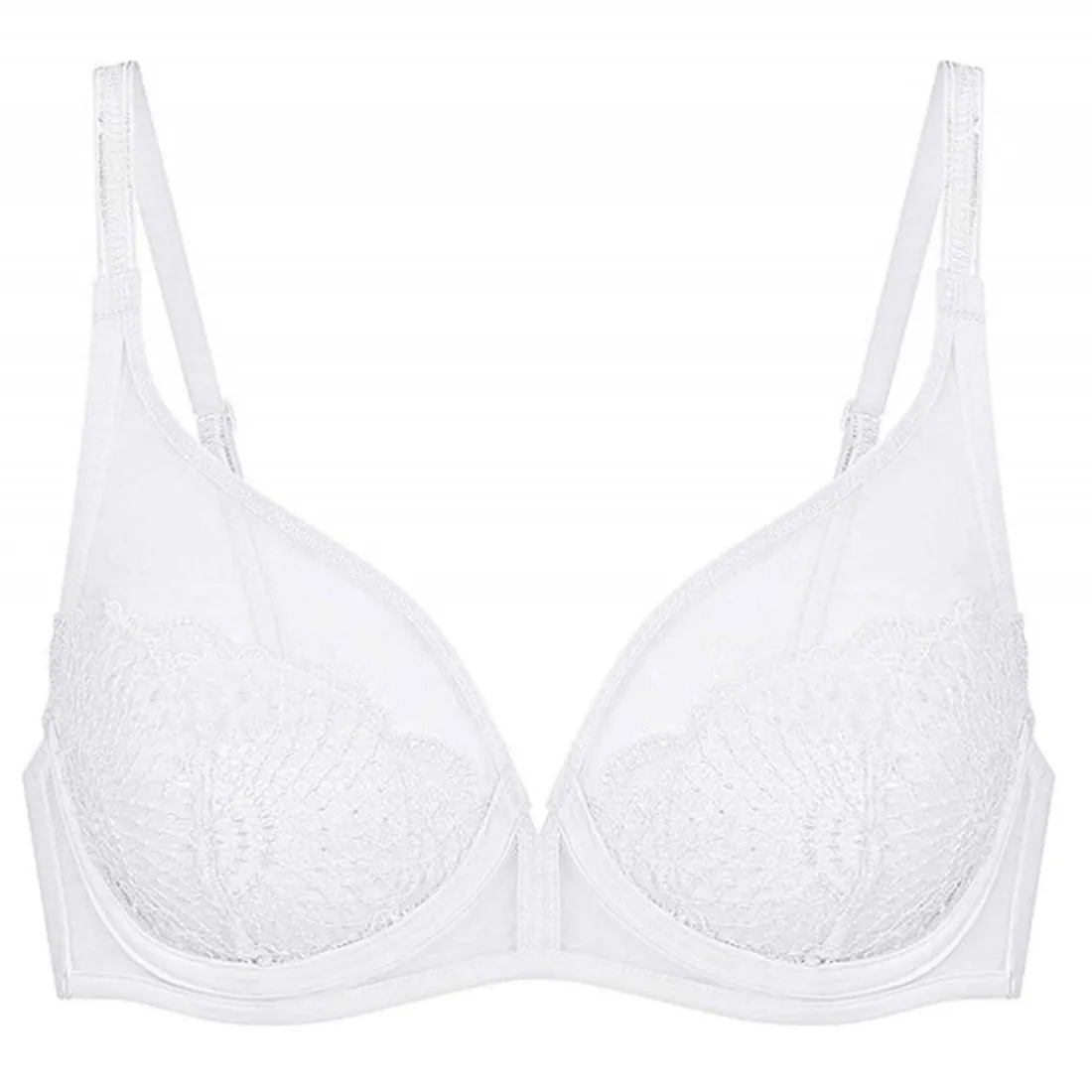 Soutien-gorge Plongeant Armatures - Blanc