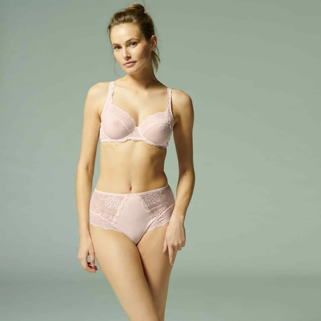 Soutien-gorge Plongeant Armatures - Rose