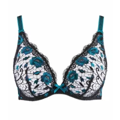 Soutien-gorge plongeant armatures - Noir