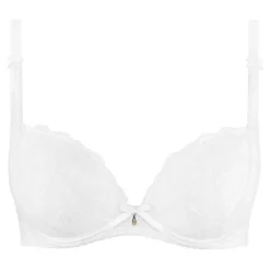 Soutien-gorge plongeant armatures - Blanc