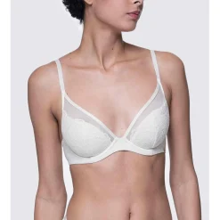 Soutien-gorge plongeant armatures - Ivoire