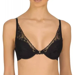Soutien-gorge plongeant armatures - Natori Noir en nylon