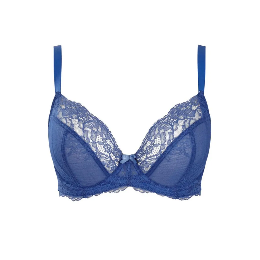 Soutien-Gorge Plongeant armatures Bleu