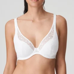 Soutien-gorge plongeant armatures - Blanc