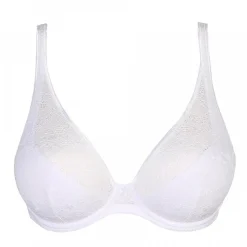 Soutien-gorge plongeant armatures - Blanc