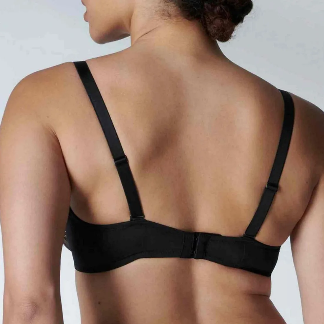 Soutien-gorge plongeant armatures - Noir