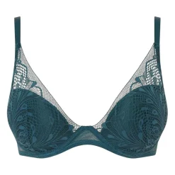 Soutien-gorge plongeant armatures - Bleu Passionata