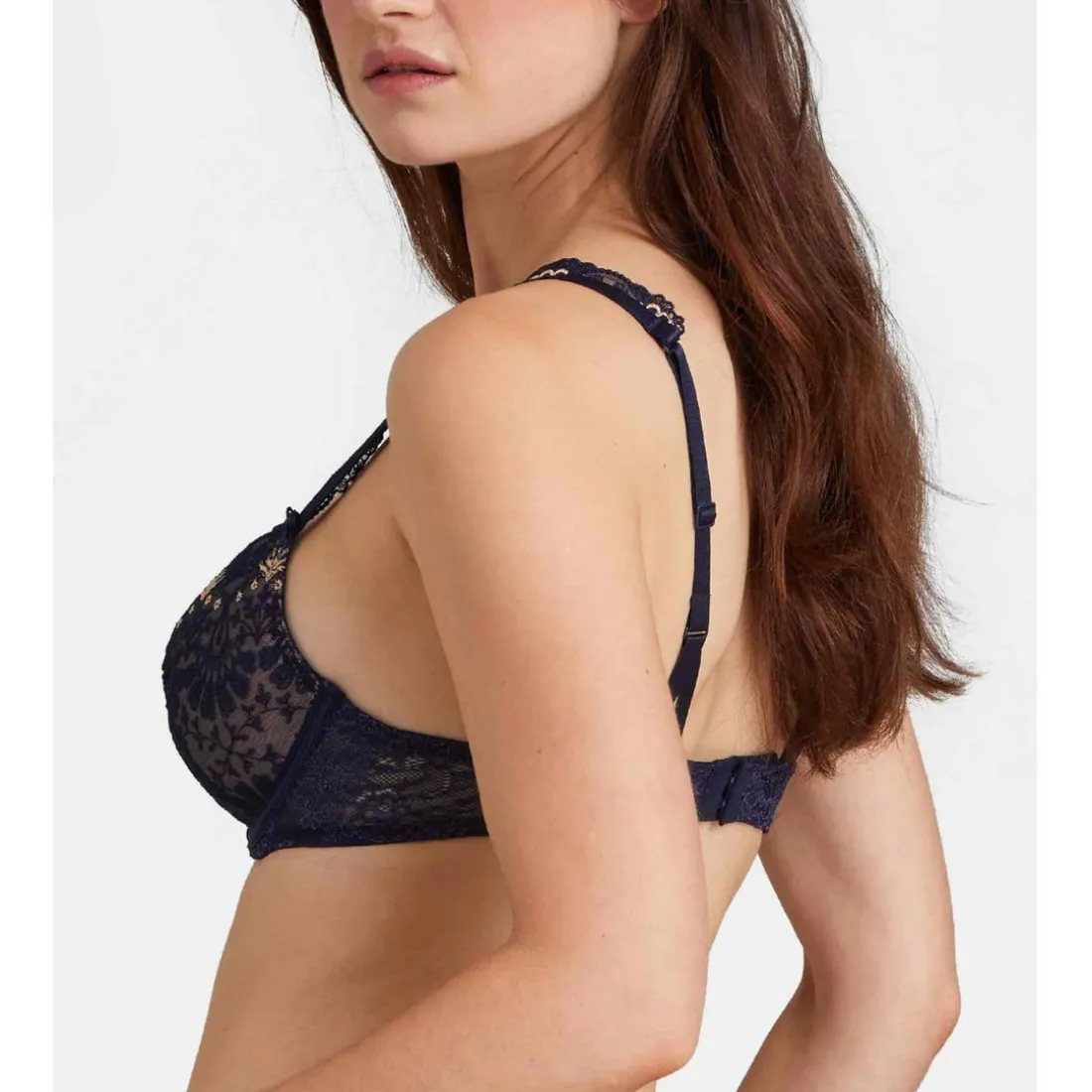 Soutien-gorge Plongeant Armatures - Bleu