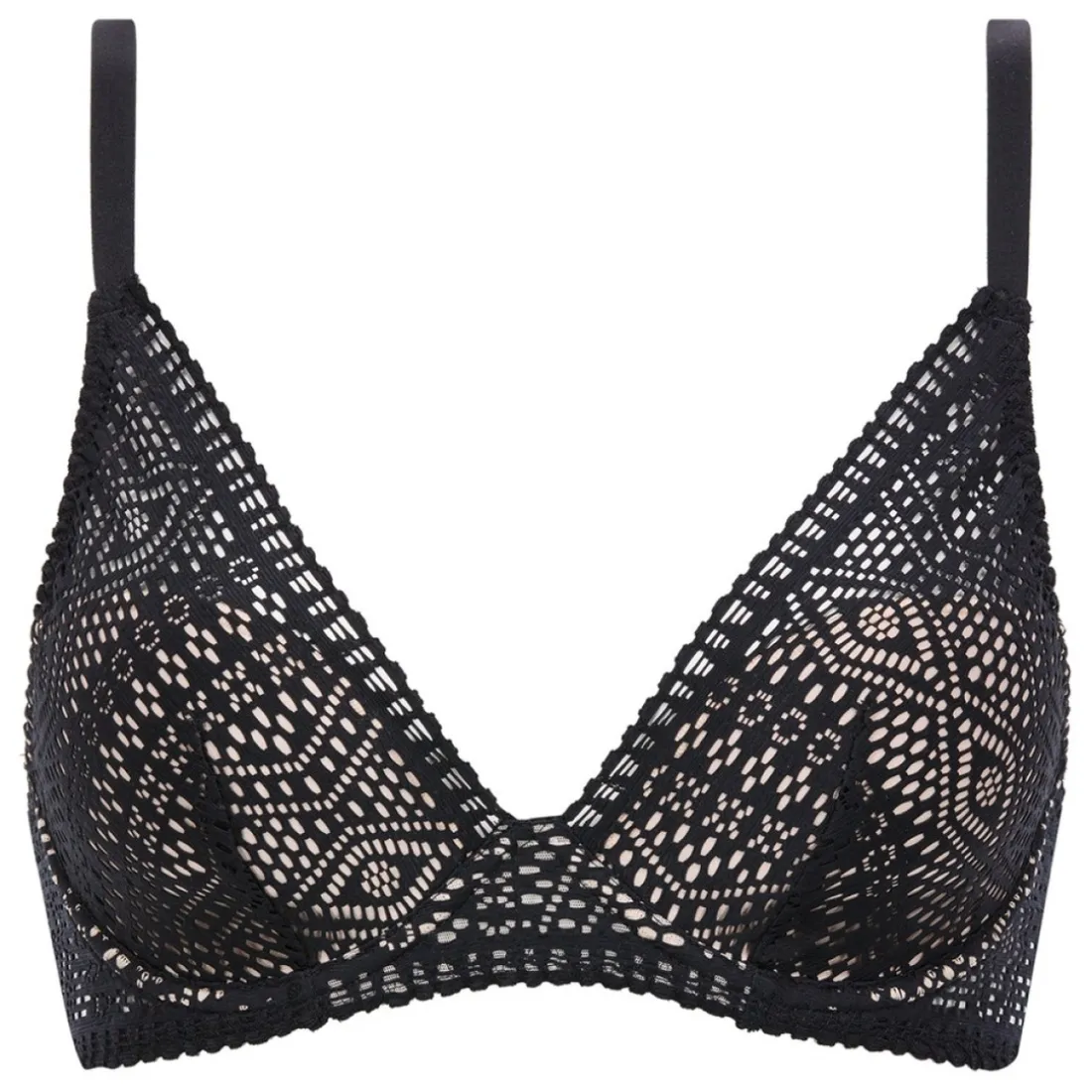 Soutien-gorge plongeant armatures noir