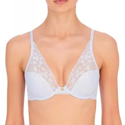 Soutien-gorge plongeant armatures - Natori Bleu en nylon