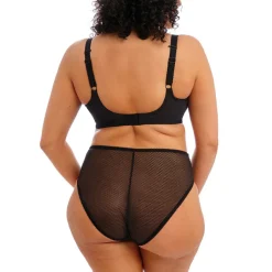 Soutien-gorge plongeant armatures noir stretch