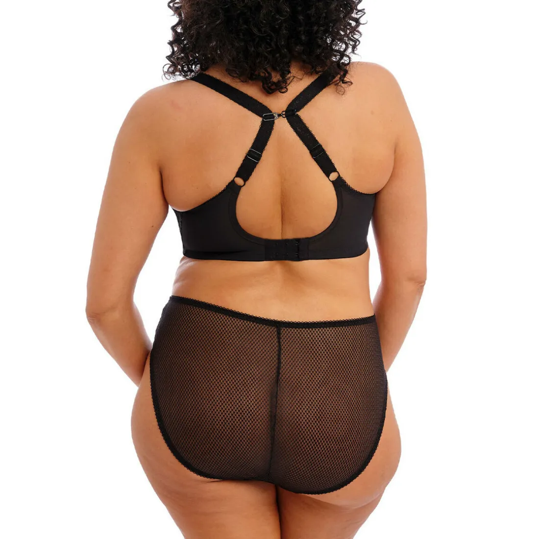 Soutien-gorge plongeant armatures noir stretch