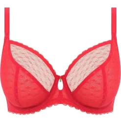 Soutien-gorge plongeant armatures - Rouge FREYA SIGNATURE en nylon