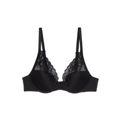 Soutien-gorge plongeant armatures bretelles interchangeables - Natori Noir en nylon