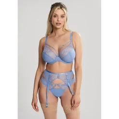 Soutien-Gorge Plongeant armatures Bleu Cléo by Panache