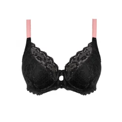 Soutien-gorge plongeant armatures - Noir Freya