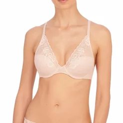 Soutien-gorge plongeant armatures bretelles interchangeables - Natori Rose en nylon
