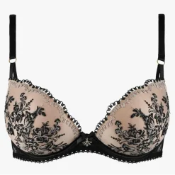 Soutien-gorge plongeant armatures Noir