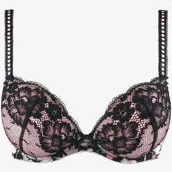 Soutien-gorge plongeant armatures Noir