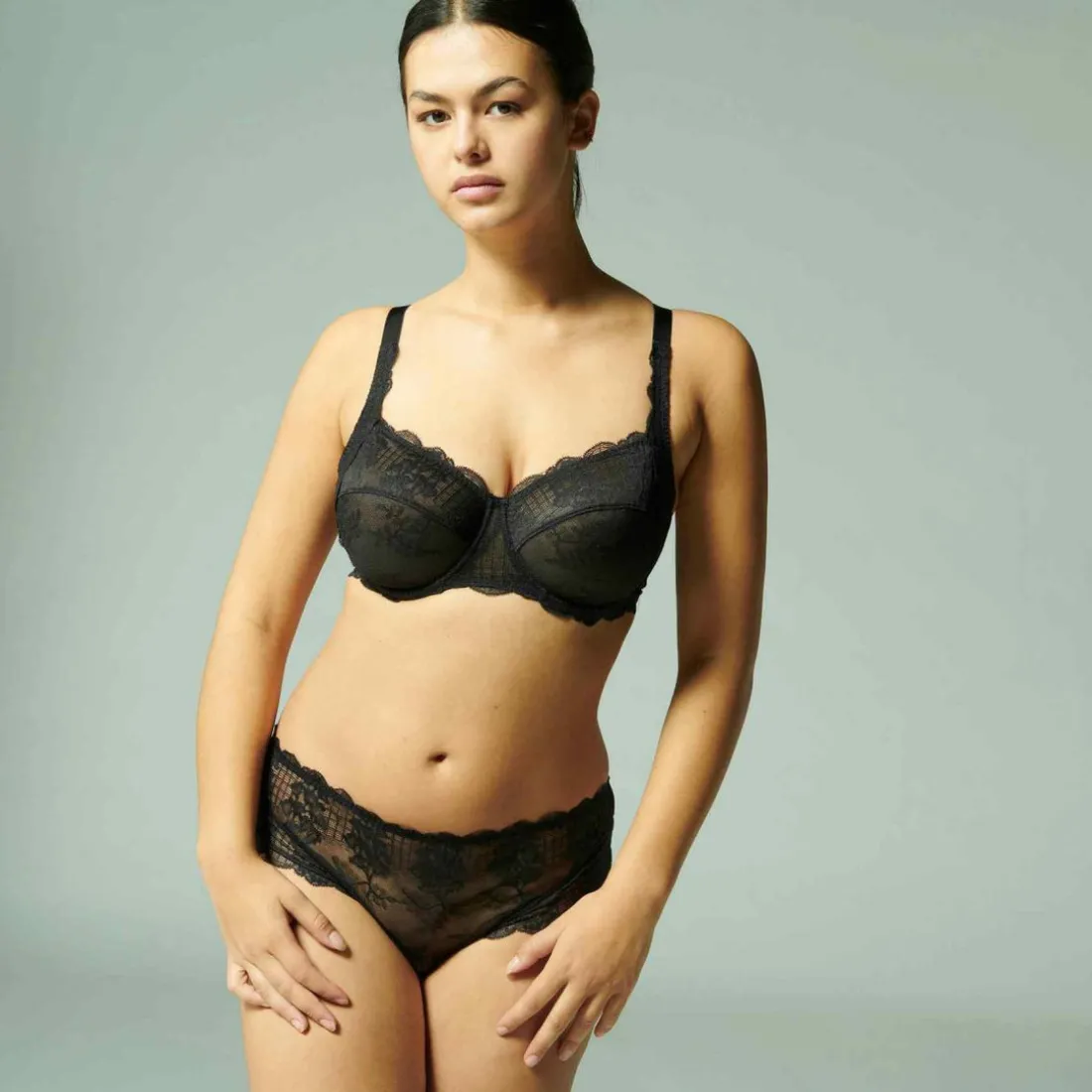 Soutien-gorge Plongeant Armatures Rêve - Noir