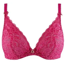 Soutien-gorge plongeant armatures Rose
