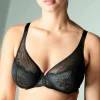 Soutien-gorge Plongeant Armatures - Noir