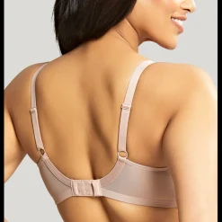 Soutien-gorge plongeant beige