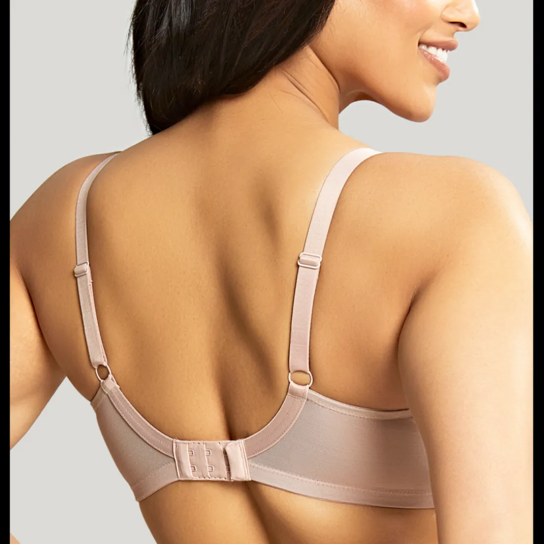Soutien-gorge plongeant beige