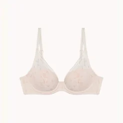 Soutien-gorge plongeant beige