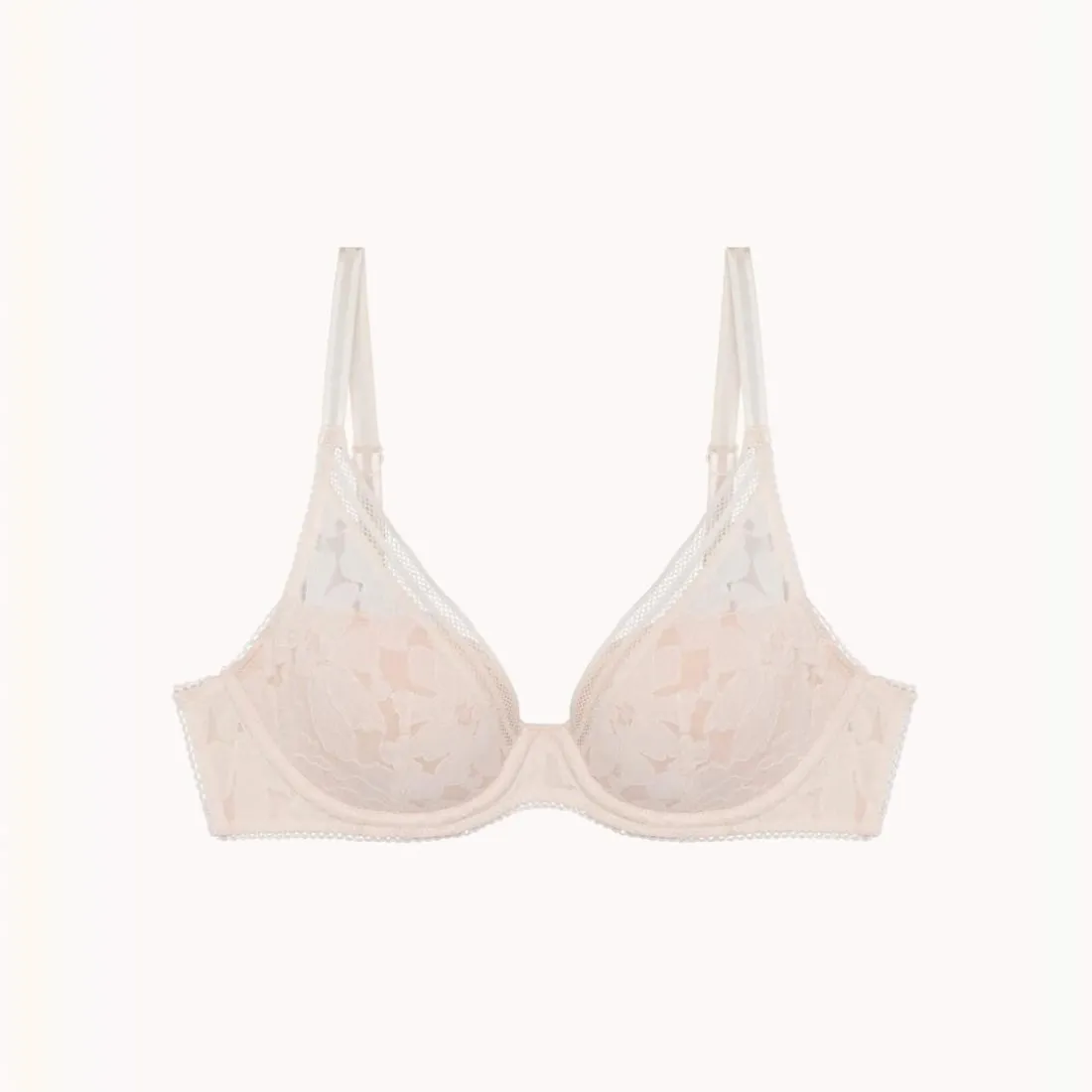 Soutien-gorge plongeant beige
