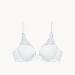 Soutien-gorge plongeant Blanc