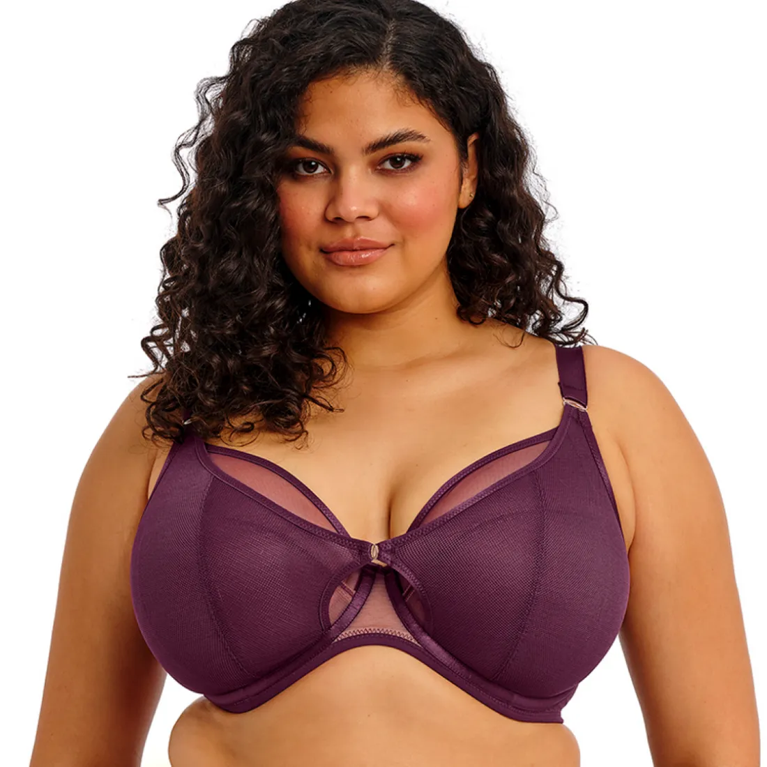 Soutien-Gorge Plongeant Bordeaux violet