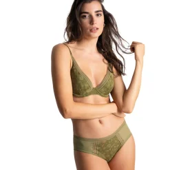 Soutien-gorge plongeant Gardenia vert