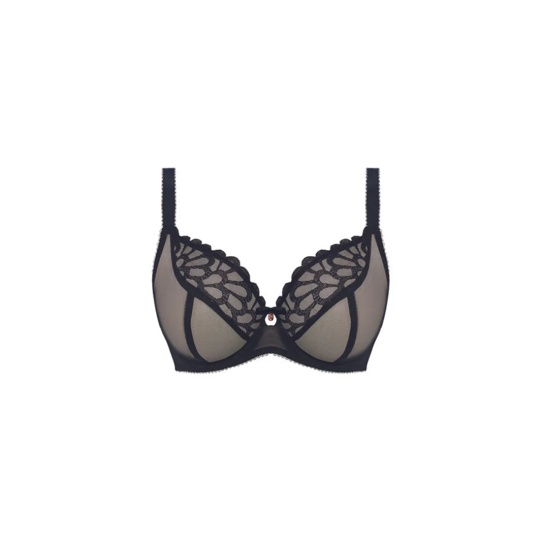 soutien-gorge Plongeant noir