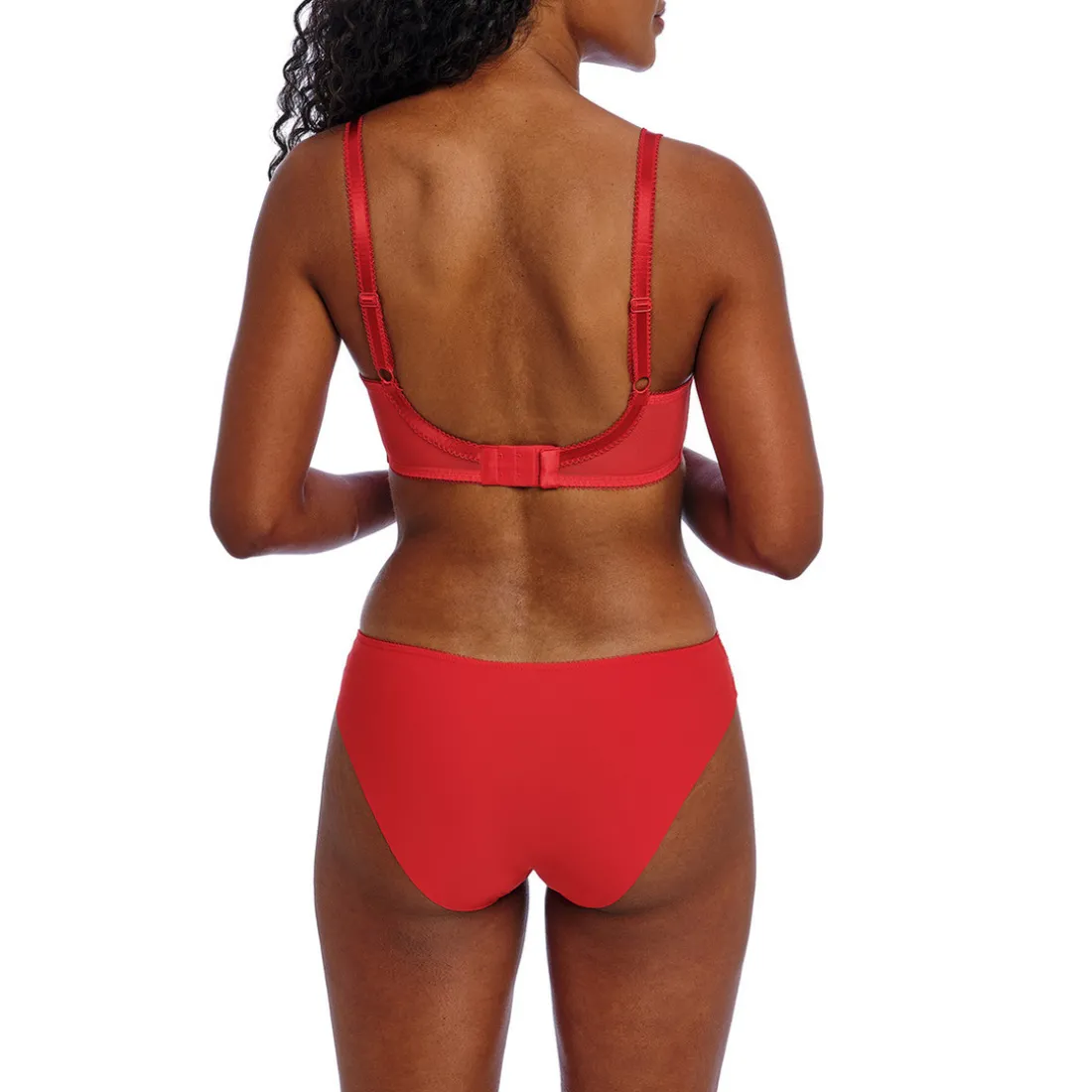 soutien-gorge Plongeant rouge vernis