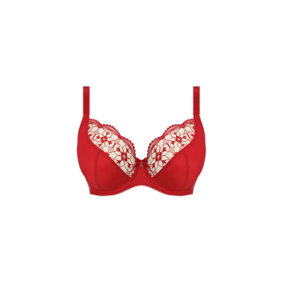 soutien-gorge Plongeant rouge vernis