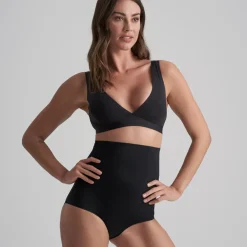 Soutien-gorge plongeant sans armatures invisible Noir Bye Bra