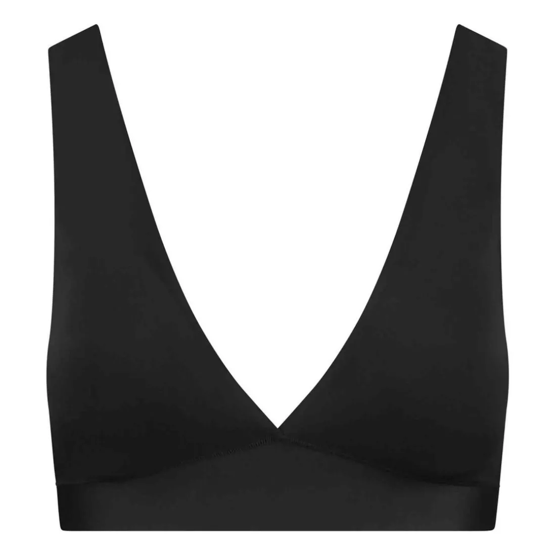 Soutien-gorge plongeant sans armatures invisible Noir Bye Bra