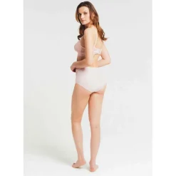 Soutien-gorge Plongeant Sans Armatures dentelle - Rose Louisa Bracq