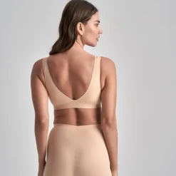 Soutien-gorge plongeant sans armatures invisible Beige Bye Bra