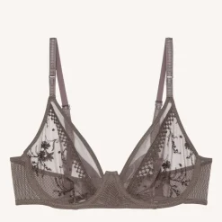 Soutien-gorge plongeant Suzy gris