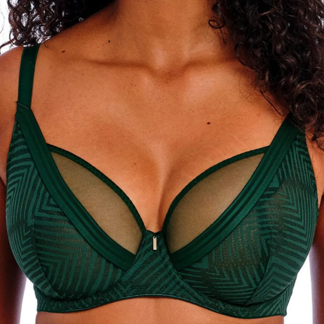 soutien-gorge plongeant vert émeraude