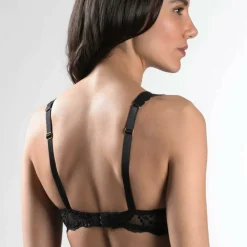 Soutien-gorge plunge noir