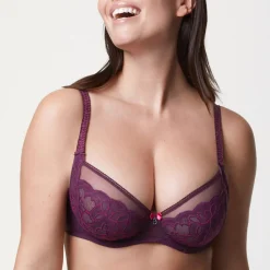 Soutien-gorge Push-up à Armatures - Grenat
