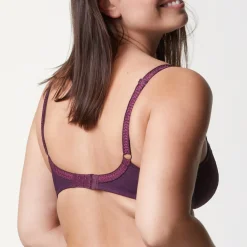 Soutien-gorge Push-up à Armatures - Grenat