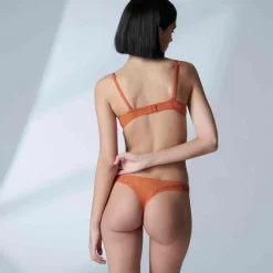 Soutien-gorge push-up armatures - Orange