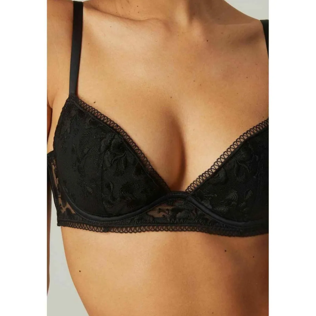Soutien-gorge push-up armatures noir