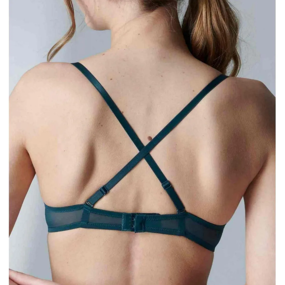 Soutien-gorge push-up armatures - Bleu